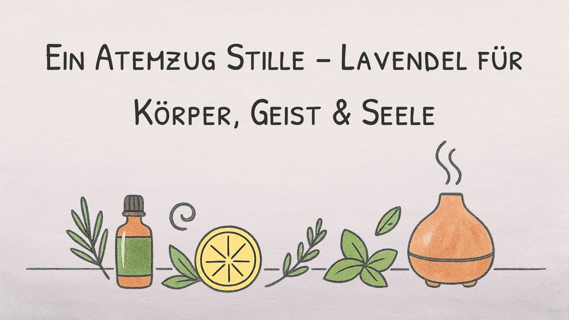 Ein Atemzug Stille – ätherisches Lavendelöl und seine Wirkung auf Körper & Seele. Canophea