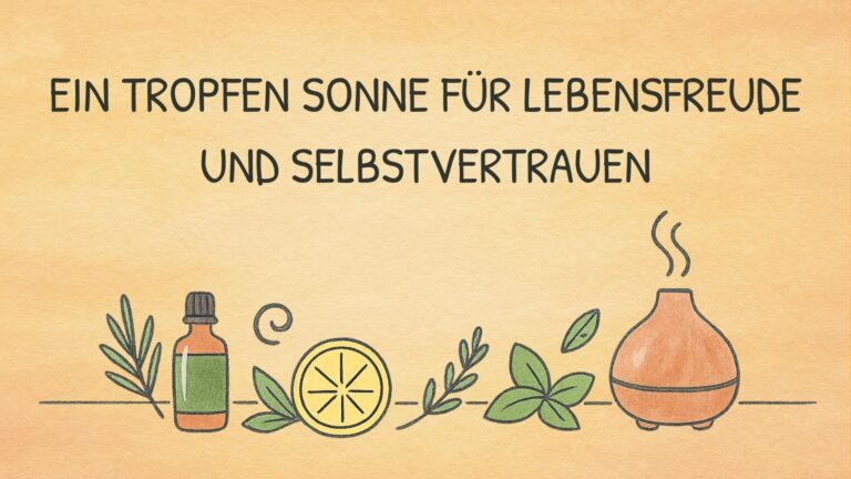 Ein Tropfen Sonne: Ätherisches Orangenöl für Lebensfreude und Selbstvertrauen. Canophea Momente